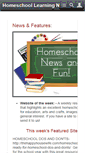 Mobile Screenshot of homeschoollearning.com