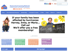 Tablet Screenshot of homeschoollearning.com